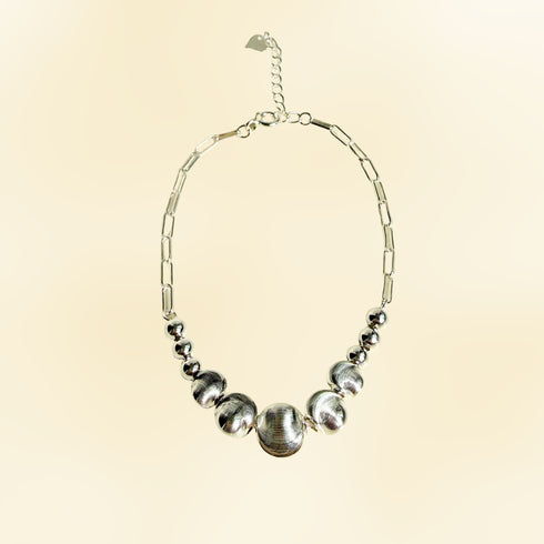 Smile Ball Bracelet – Gold Vermeil & Sterling Silver